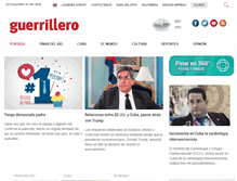 Tablet Screenshot of guerrillero.cu